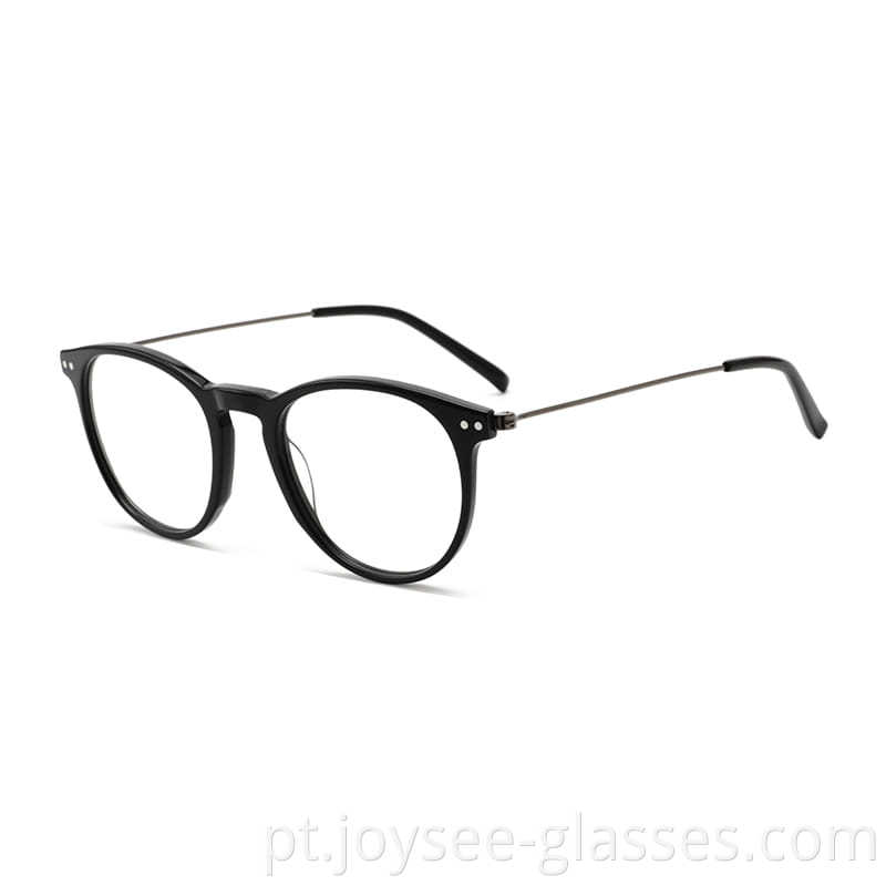 Black Round Glasses Frames 2